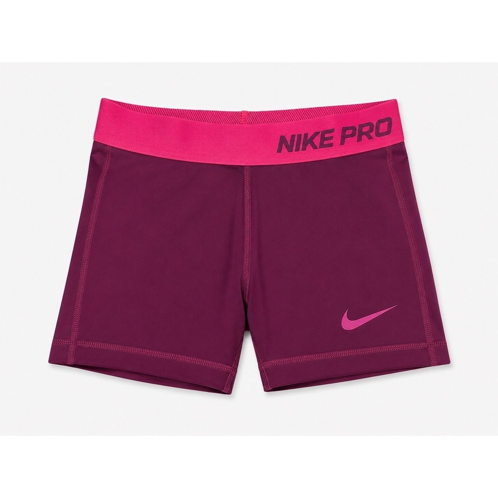 Girl65: Nike Girl's Purple Biker Shorts Size Small